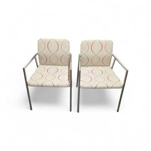lot 14 image: 2 Bernhardt Avant Guest Chairs
