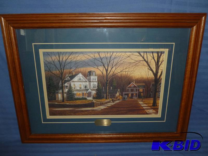 lot 10 image: Gene Stocks Print