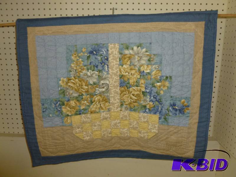 lot 31 image: Quilted Wall Tapestry