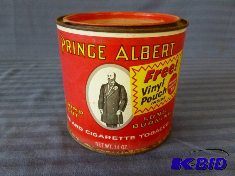 lot 39 image: Tobacco Can