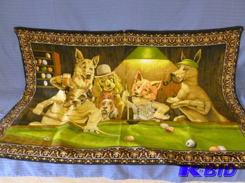 lot 64 image: Dog Pool Player Decoration