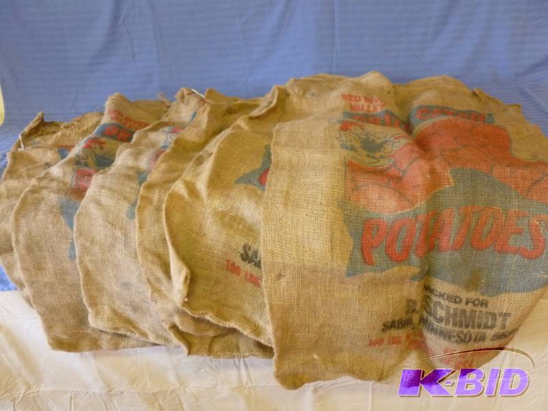 lot 65 image: Burlap Sacks