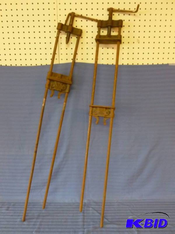 lot 91 image: Antique H.A.S Bar Clamps