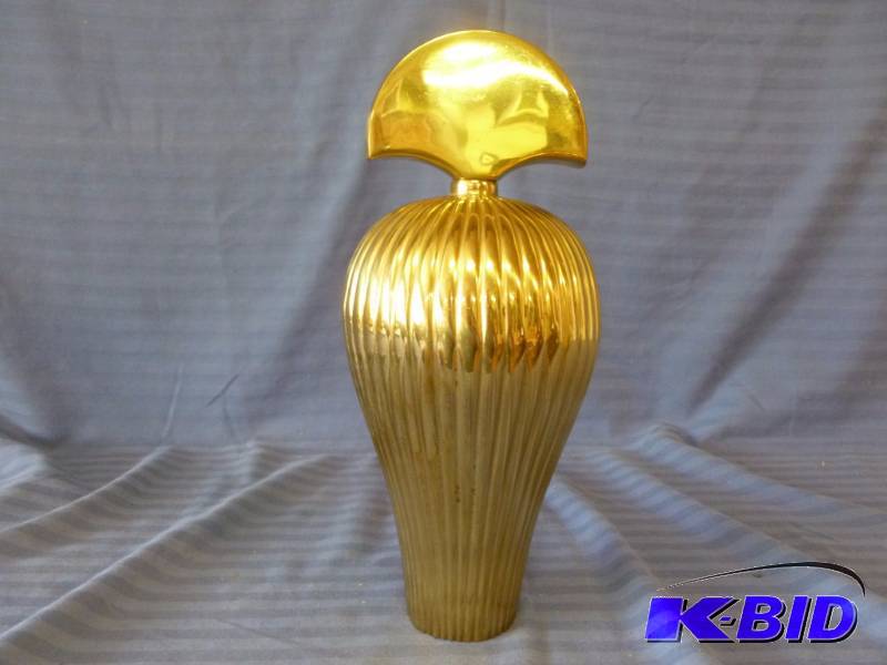 lot 104 image: Cast Brass Urn Vase