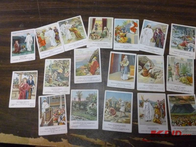 lot 147 image: Antique Religious Cards