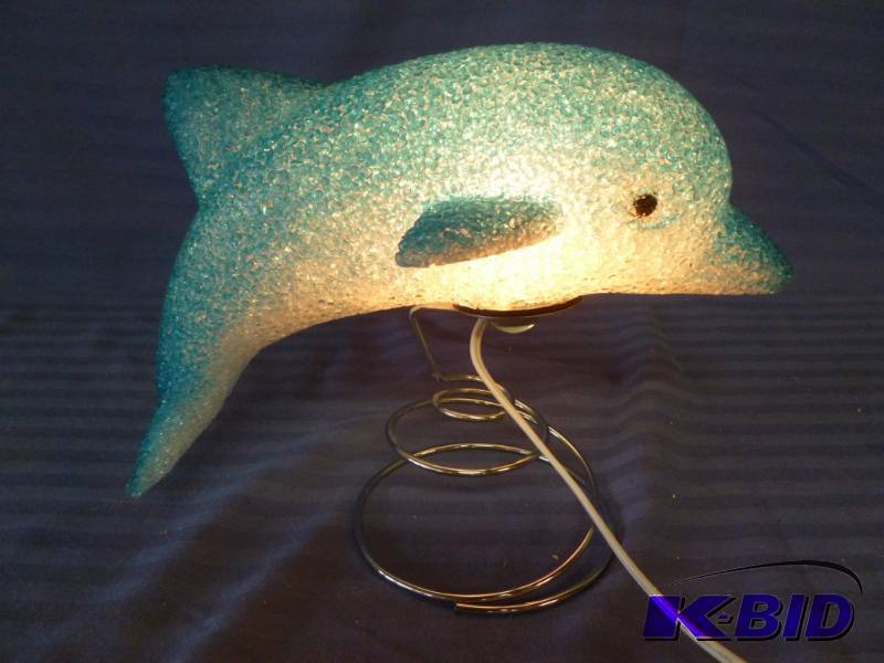 lot 193 image: Dolphin Lamp