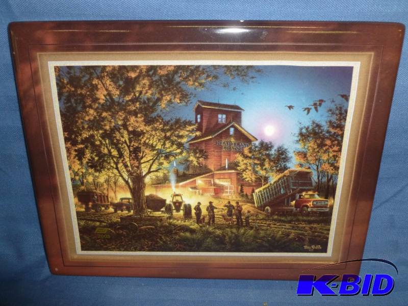 lot 197 image: Terry Redlin Picture Tile