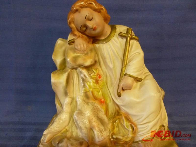 lot 201 image: Vintage Chalkware