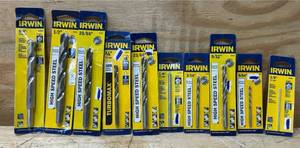 lot 101 image: Irwin Drill Bit lot of 10