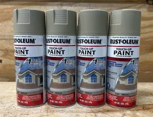 lot 122 image: Rust-Oleum Touch-Up Paint Clay lot of 4