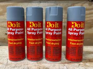 lot 124 image: Do it All Purpose Spray Paint interiorexterior lot of 4