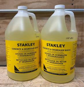 lot 127 image: Stanley Concrete & Degreaser Wash lot of 2