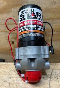 lot 128 image: NorthStar NSQ Series 12V On-Demand Sprayer Diaphragm Pump, 2.2 GPM #2682271 Msrp $119.99