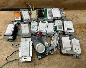 lot 142 image: Switch and Dimmer lot of 20 random