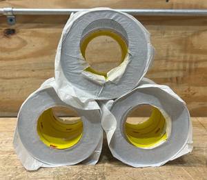 lot 163 image: 3M Aluminum Foil Tape 114,3 mm x 54,8 m  4.g inpo x 60 yav lot of 3