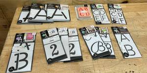 lot 185 image: Stencils (lot of 13)