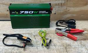 lot 188 image: Nature Power Modified Sine Wave Power Inverter - 750 Continuous Watts, 2 Outlets2 USB Ports, Model# 37750 #88428 Msrp $99.99