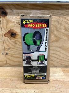 lot 232 image: Green Touch Industries XD105 String Trimmer Line Spool Tool Accessory Storage Rack with Built In Wire Cutter for Open and Enclosed Trailers & Garages