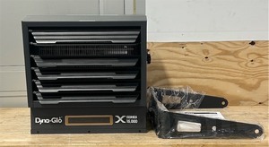 lot 7 image: Dyna-Glo Electric Garage Heater, 51,180 BTU, 15,000 Watts, 240 Volts, Model# EG15000DH #76206 Msrp $849.99