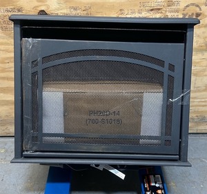 lot 42 image: Pleasant Hearth Vent-Free Dual Fuel Stove, 20,000 BTU, Model# VFS2-NT20DT Msrp $519.99