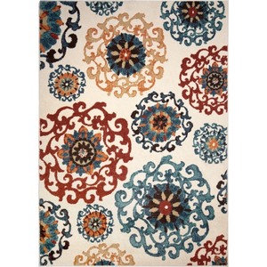 lot 47 image: SUZANI CREAM 60IN X 84IN