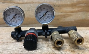 lot 327 image: Air Compressor Regulator Manifold