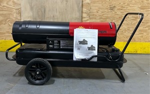 lot 341 image: MH220CKT MR. HEATER KEROSENE FORCED-AIR HEATER 220,000 BTU Msrp $499.99