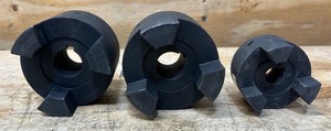 lot 352 image: Jaw Coupling Hub lot of 3