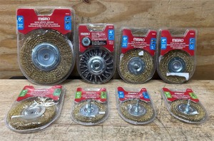 lot 364 image: Mibro Wire Wheel Brush 2-12 to 6  lot of 8