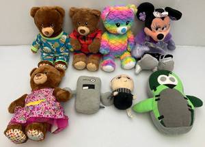 lot 10 image: Misc. BUILD A BEAR Stuffed Teddy Bears And More