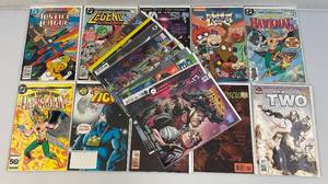 lot 16 image: Misc. Comics Including JUSTICE LEAGUE And More (Bagged And Carded)