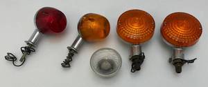 lot 87 image: Misc. Vintage Motorcycle Tail Lights
