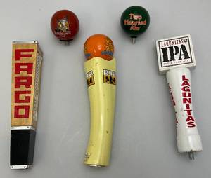 lot 96 image: Misc. Beer Taps Including FARGO, Bells And More