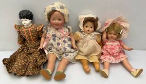 lot 120 image: Misc. Vintage CREEPY Dolls