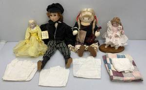 lot 158 image: Misc. Creepy Dolls And More