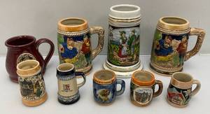 lot 167 image: Misc. Collectible Beer Steins