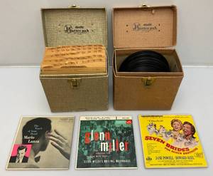 lot 235 image: Two Cases Of Old 45 Records