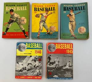 lot 237 image: 1940s Major League Baseball Books