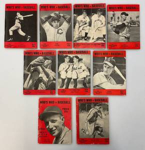 lot 238 image: 1940s Whos Who In Baseball Books