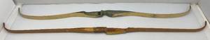 lot 247 image: Two Vintage Recurve Bows