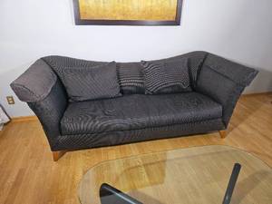 lot 95 image: Drexel Upholstered Contemporary Family Sofa AS IS