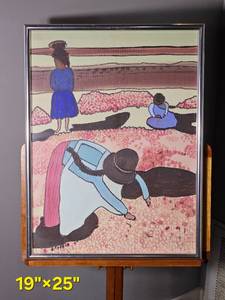 lot 338 image: B Teppia Signed Original Field Work Painting