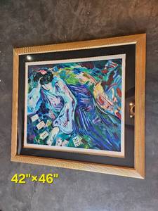 lot 19 image: Barbara Wood Signed Serigraph Solitaire One Hundred Sixty Nine of Three Hundred Fifty