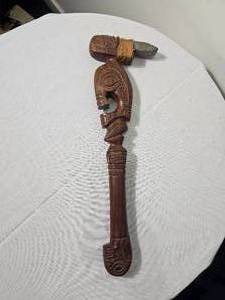 lot 273 image: Carved Polynesian Rosewood Adze