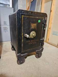 lot 67 image: Joseph Spector Nineteenth Century Floor Safe