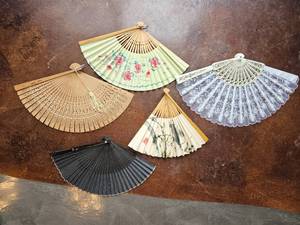lot 218 image: Folding Hand Fan Collection