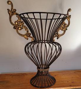 lot 343 image: Caged Urn Umbrella Stand