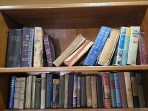 lot 140G image: Large Vintage Book Collection Including Literature Reference and Antique Volumes