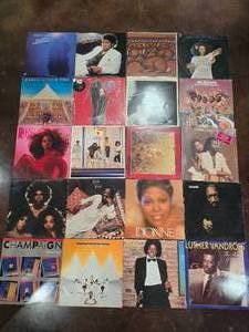 lot 140F image: R and B and Soul Vinyl Record Collection Featuring Diana Ross and Luther Vandross
