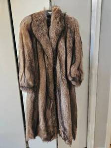 lot 241 image: Vintage Raccoon Real Fur Coat